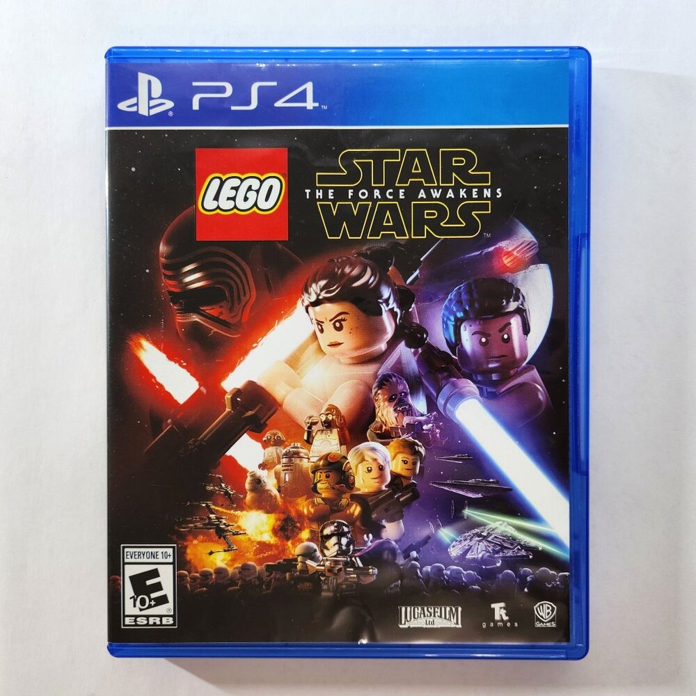 Lowest price! Lego Star Wars The Force Awakens CIB for PS4 w/Topps Token